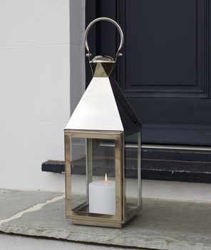 Tall Silver Candle Lantern, 12 of 12