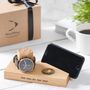 Personalised Bedside Watch Stand With Photo Frame, thumbnail 5 of 9