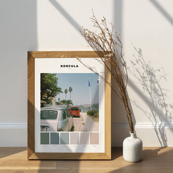 Korcula Cars, Colour Palette Print, 3 of 4