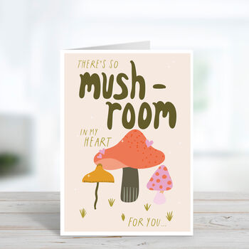 Cute Mushroom Valentine's Card, 2 of 5