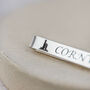 Sterling Silver Cornish Themed Tie Slide, thumbnail 2 of 5
