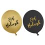Eid Party Balloons 10pk Black And Gold, thumbnail 1 of 2