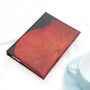 A6 Lotus Leaf Leather Notebook, thumbnail 4 of 12
