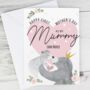 Personalised 1st Mother's Day Mummy Bear Card, thumbnail 1 of 4