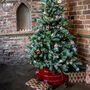 Red Metal Christmas Tree Skirt, thumbnail 1 of 2