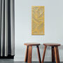 Tropical Palm Leaf Wooden Panel Botanical Wall Art, thumbnail 5 of 8