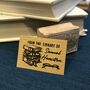 From The Library Of Personalised Rubber Stamp, thumbnail 3 of 4