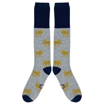 Men's Soft Lambswool Knee Socks, 6 of 8