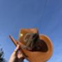 Personalised Brown Cowboy Hat, thumbnail 5 of 5