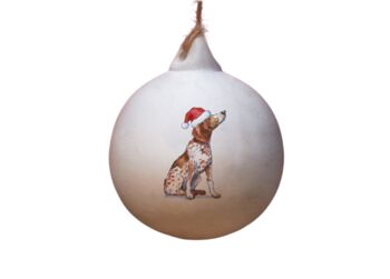 German Shorthaired Pointer Ceramic Bauble, 2 of 2