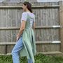 Linen Apron For Cooking, Gardening Or Craft, thumbnail 5 of 10