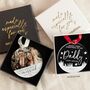 Personalised First Christmas As Fiancé Photo Bauble, thumbnail 2 of 5