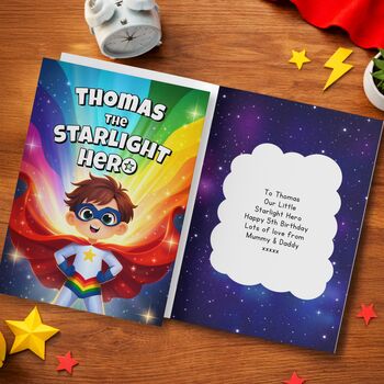 Personalised Hero Book For Boys Gift, 3 of 5