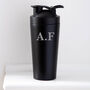 Personalised Initials Protein Shaker Bottle, thumbnail 1 of 8
