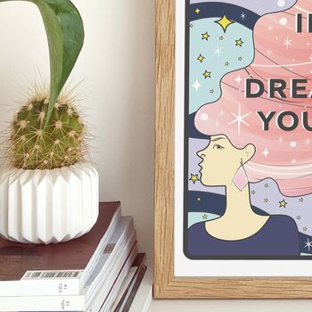 Starry Night Personalised Motivational Typography Print, 3 of 5