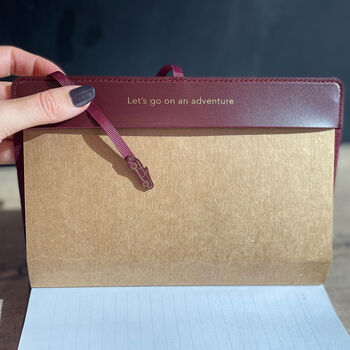 Stitch Your Way Across The USA Travel Notebook Maroon, 7 of 11