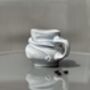 Handmade Sculptural Porcelain Cup, thumbnail 5 of 5
