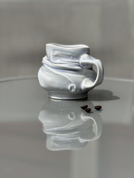 Handmade Sculptural Porcelain Cup, 5 of 5