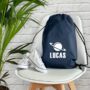 Personalised Kids Space Planet Drawstring Bag, thumbnail 1 of 5