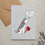 Husky / Alaskan Malamute Mother's Day Card Dog Mum Card From The Dog, thumbnail 1 of 12