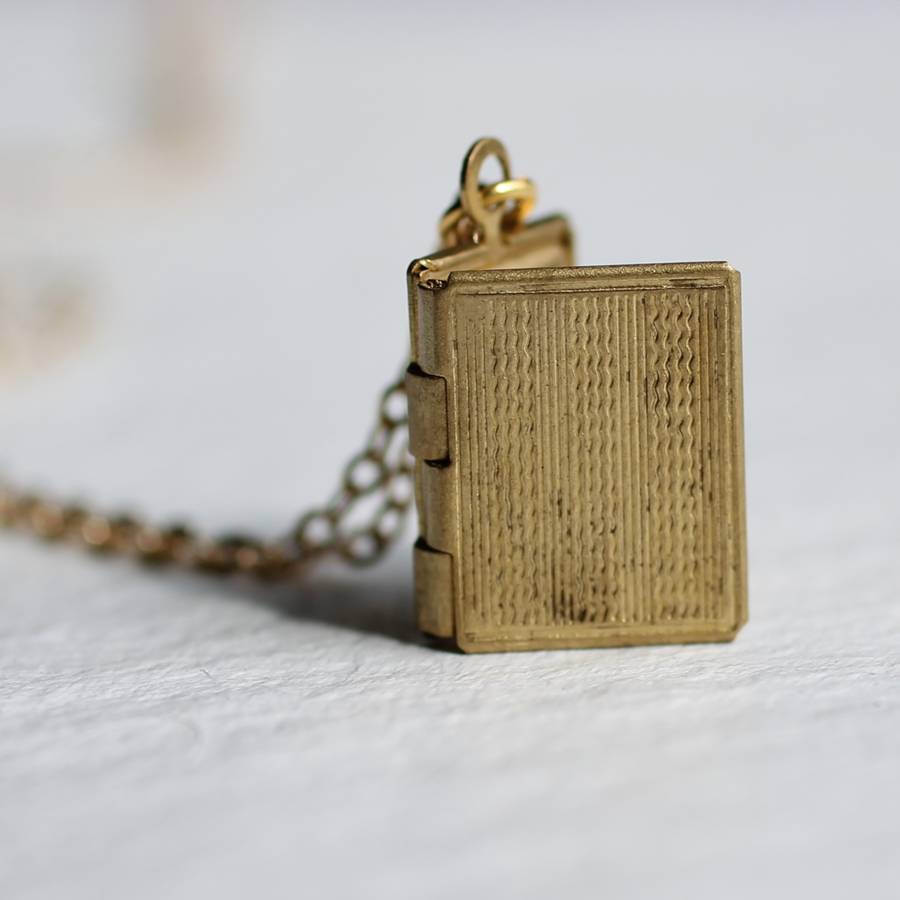 book locket by silk purse, sow's ear | notonthehighstreet.com