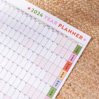2024 A1 Year Wall Planner | Landscape | Shine Bright, 2 of 7