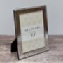 Beltrami Silver Plated Hexagonal Patterned Photo Frame, thumbnail 1 of 3