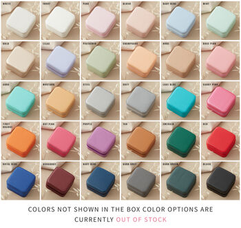 Custom Wedding Party Jewellery Box, Personalised Bridesmaid And Maid Of Honour Gift, 8 of 11