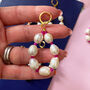 Handmade Colour Pop Pearl Earrings, thumbnail 2 of 5