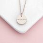 Personalised Disc Necklace, thumbnail 2 of 8