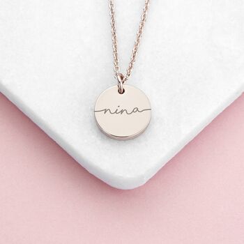 Personalised Disc Necklace, 2 of 8