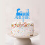 Personalised Children's Birthday Train Cake Topper, thumbnail 1 of 3