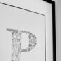 'Letter P' Linear Illustration Print, thumbnail 7 of 7