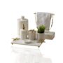 White Marble Starfish Bathroom Set With Towel Holder, thumbnail 2 of 2