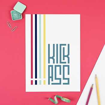 Kick Ass Art Print, 2 of 4