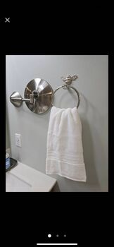 Brass Bee Bathroom Towel Ring With Bee, 6 of 6