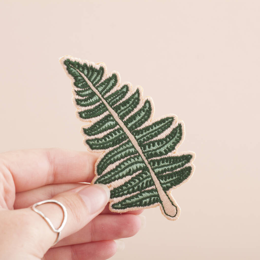 Fern Embroidered Patch, 1 of 8