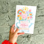Personalised Nana Grandma Flower Vase Mother's Day Card, thumbnail 3 of 3