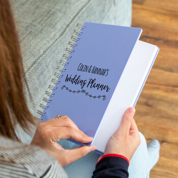 Personalised Wedding Planner Acrylic Notebook, 2 of 7
