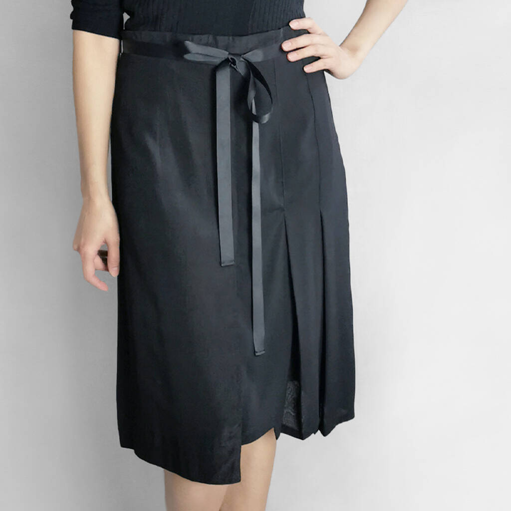 Chelsea Black Pleated Skirt By LAGOM