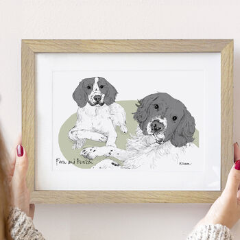 Personalised Hand Drawn Dog Sketch, 5 of 10