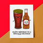 Funny Beer Birthday Card For Grandad, thumbnail 1 of 2