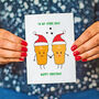 'To My Other Half' Beer Christmas Card, thumbnail 1 of 3