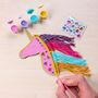 Paint Your Own Unicorn Yarn Craft Kit, thumbnail 1 of 4