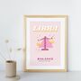 Libra Zodiac Print, thumbnail 1 of 2