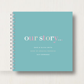 Personalised 'Our Story' Memory Book Or Album, 10 of 12