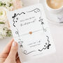 Bridesmaid Proposal Gift Will You Be My Bridesmaid Pearls And Prosecco Card Bracelet Gift, thumbnail 3 of 9