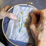 Embroider A Birthday Flower Scarf Workshop Experience, thumbnail 1 of 10