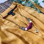 'Purple Leopard' Teething Necklace | New Mum Gift, thumbnail 3 of 9