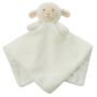 Embroidered White Baby Lamb Comforter, thumbnail 1 of 6